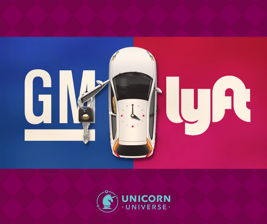 General Motors and Lyft logos representing their successful joint venture partnership